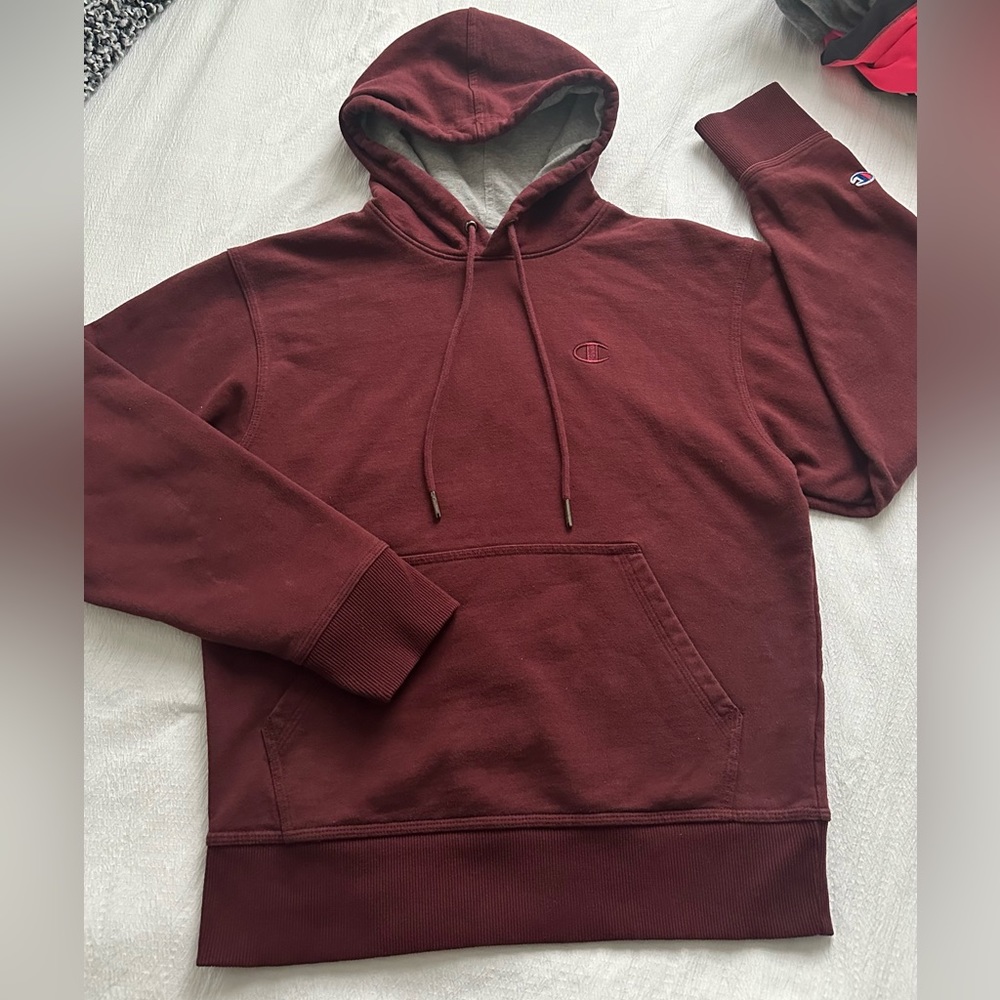 Burgendy Champion Hoodie